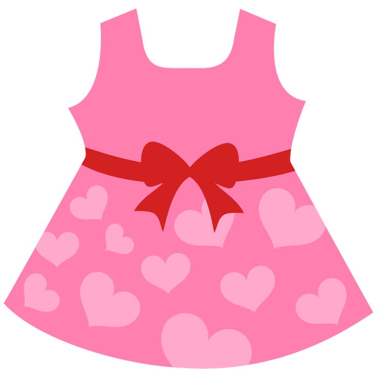 736x736 Pink Dress Clipart Childrens Clothes