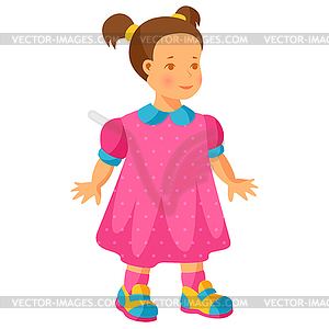 300x300 Little Girl In Pink Dress