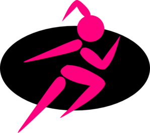 298x264 Girl Running Clip Art