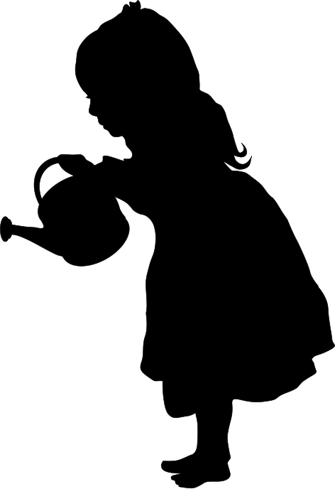 Little Girl Silhouette Clipart | Free download on ClipArtMag