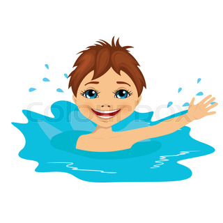 320x320 Little Girl Wearing Swimsuit Swimming Kid Happy Summer Leisure