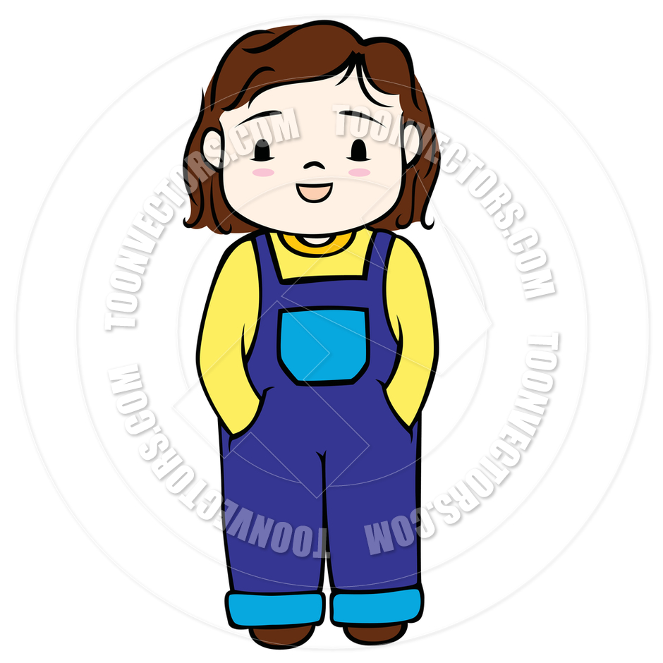 940x940 A Girl Standing Clipart