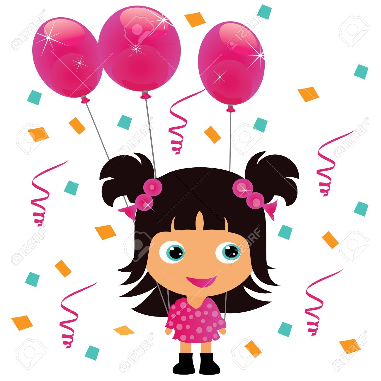 1300x1300 Girl Birthday Clipart