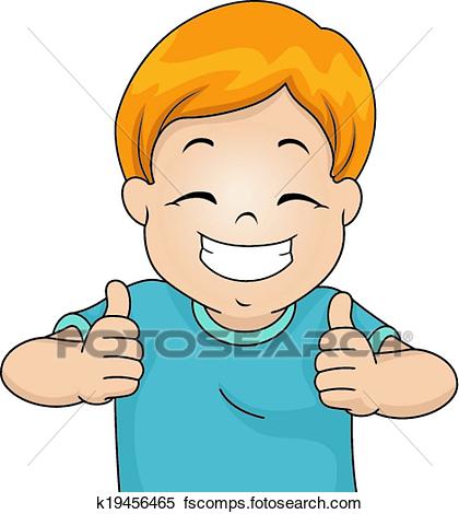420x470 Clip Art Of Little Kid Boy Superhero Making Ok Sign K14795007