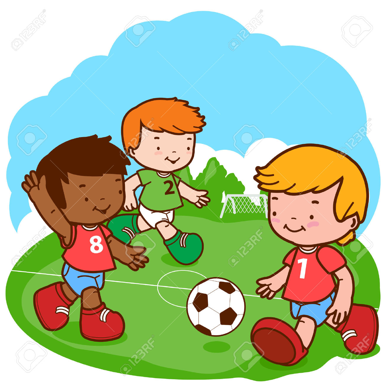 1300x1300 Little Boy Clipart Football Player