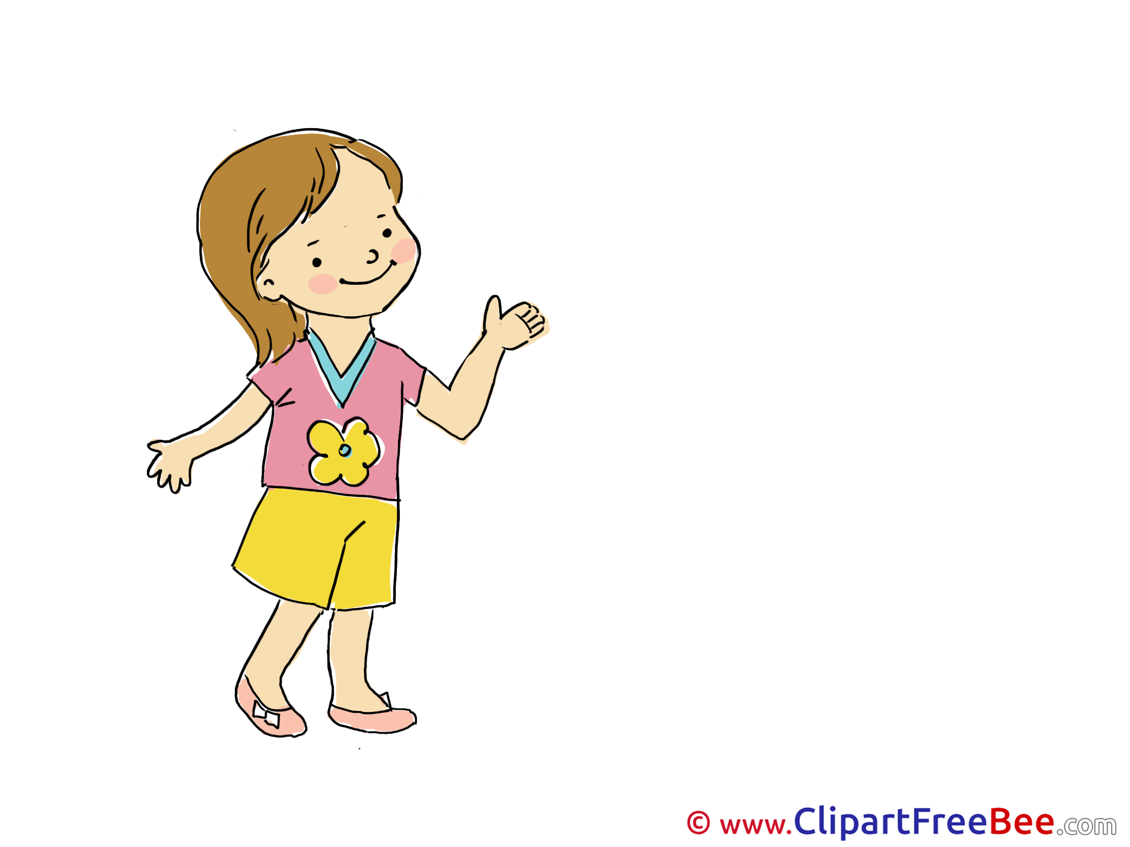 2300x1725 Little Girl Clip Art Download Kindergarten