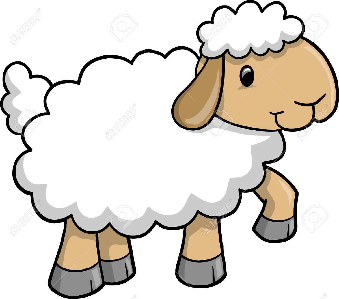 1300x1149 Top 59 Sheep Clip Art