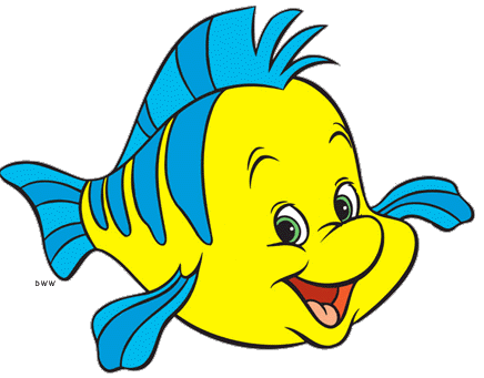 436x341 Flounder Clipart From Disney's Clipart Panda