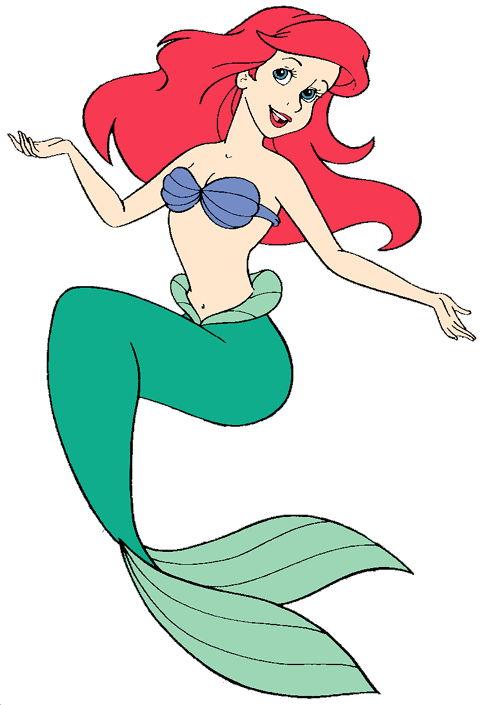 482x705 Little Mermaid Clip Art