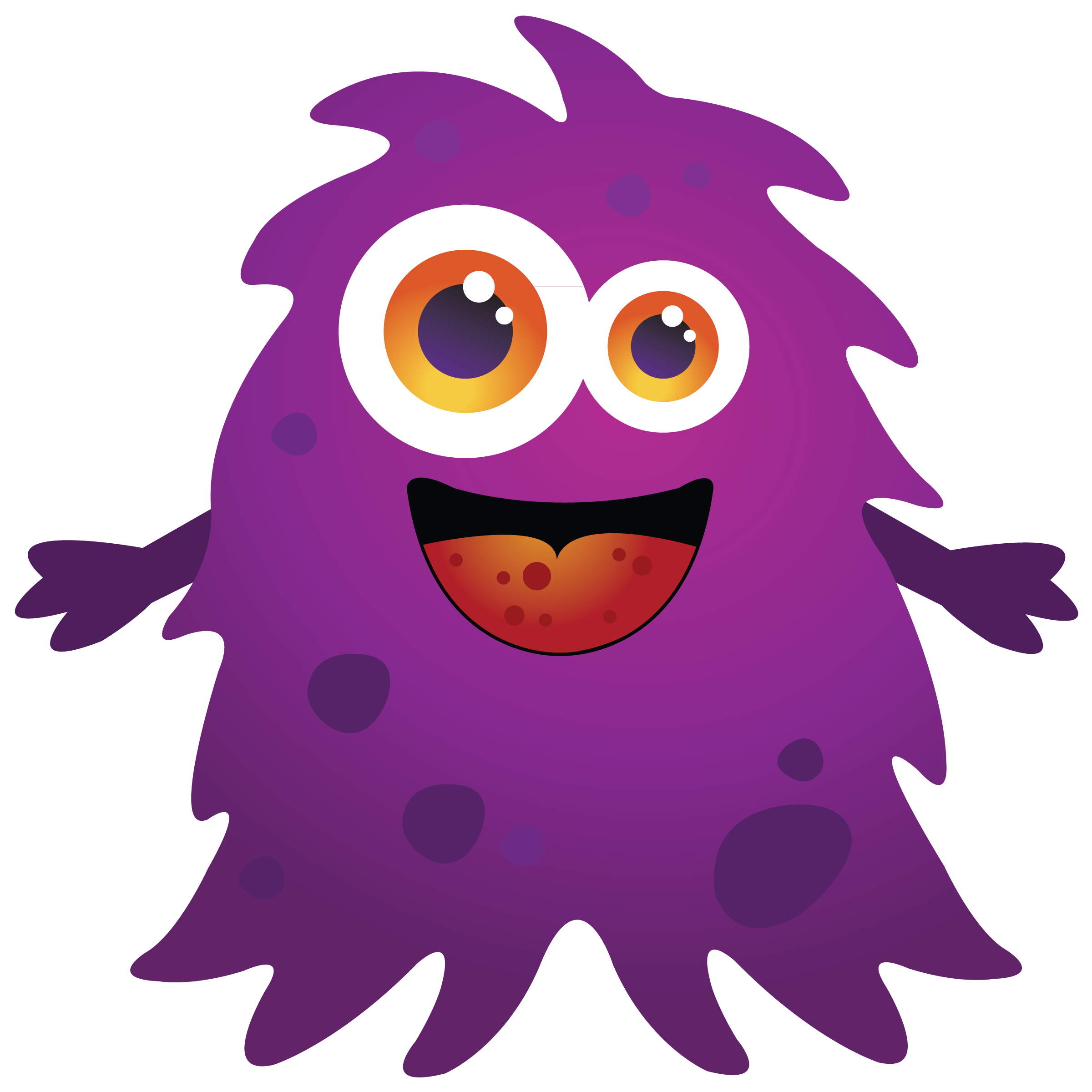 2400x2400 Little Monster Clipart