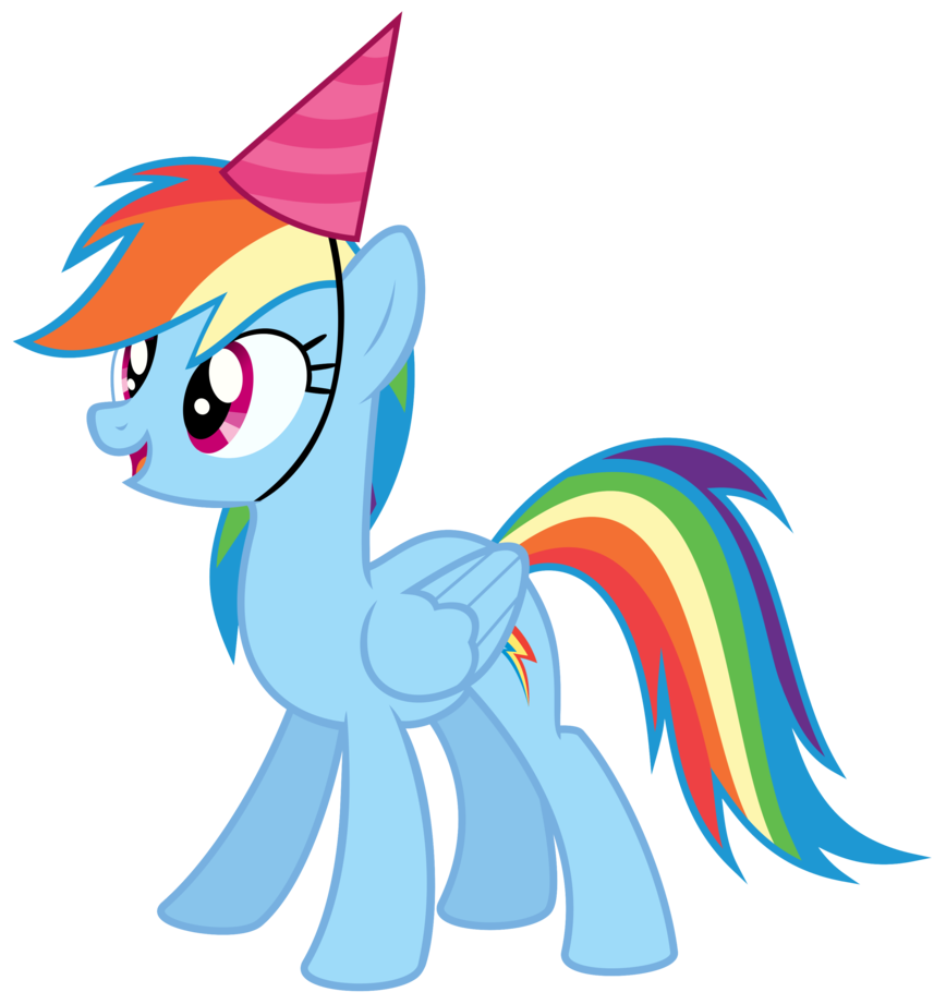 868x921 My Little Pony Clipart Happy Birthday