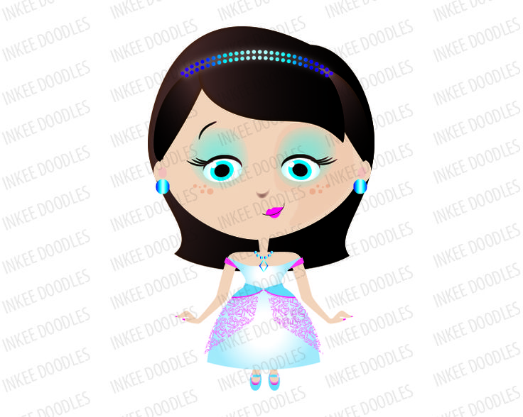 736x588 Little Girl Clipart Black Hair