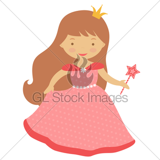325x325 Sweet Little Princess Card Gl Stock Images