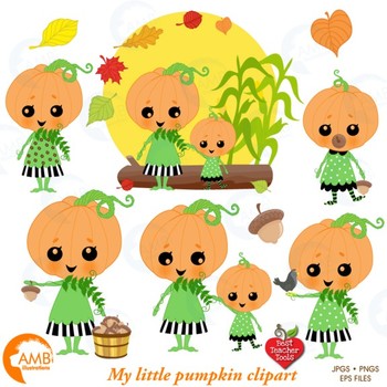 350x350 Halloween Clipart, Pumpkin Clipart, Little Kid Pumpkins Clip Art