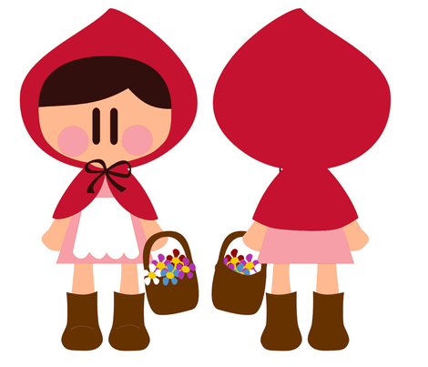 470x403 Little Red Riding Hood Fabric