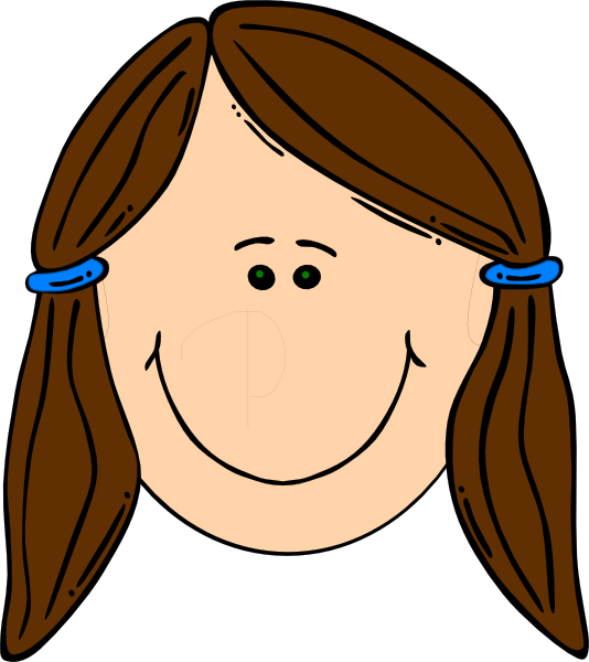 534x600 Sister Face Clipart