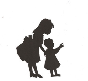 364x336 Sister Silhouette Cliparts Many Interesting Cliparts