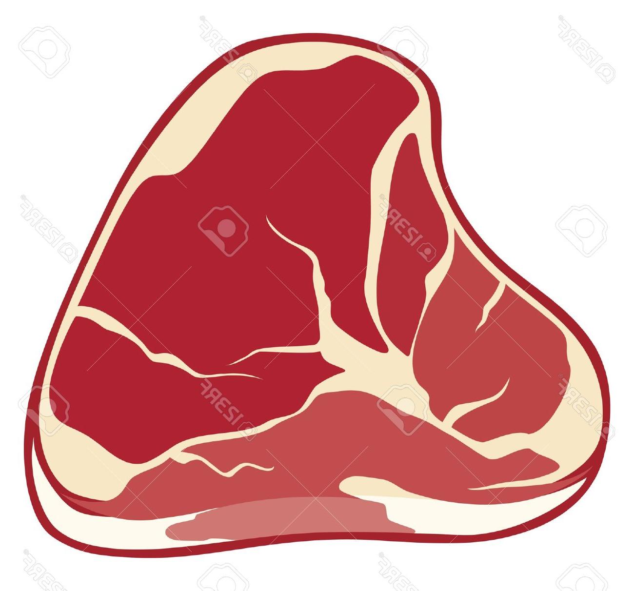 1300x1212 Best Free Steak Meat Stock Vector Cartoon Images