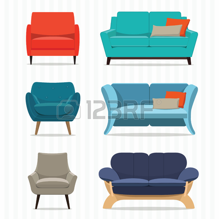 450x450 Couch Living Room Clip Art Cliparts