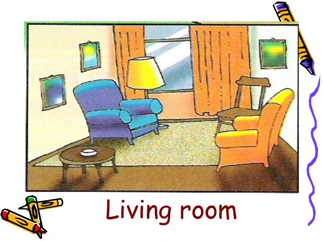 Комнаты на английском языке 2 класс. Living Room на английском для детей. Living Room рисунок для детей. Карточки спальня для детей на английском языке. Карточки Living Room.
