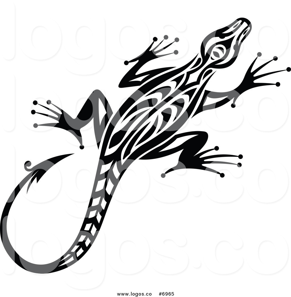 1024x1044 Royalty Free Clip Art Vector Logo Of A Black And White Tribal