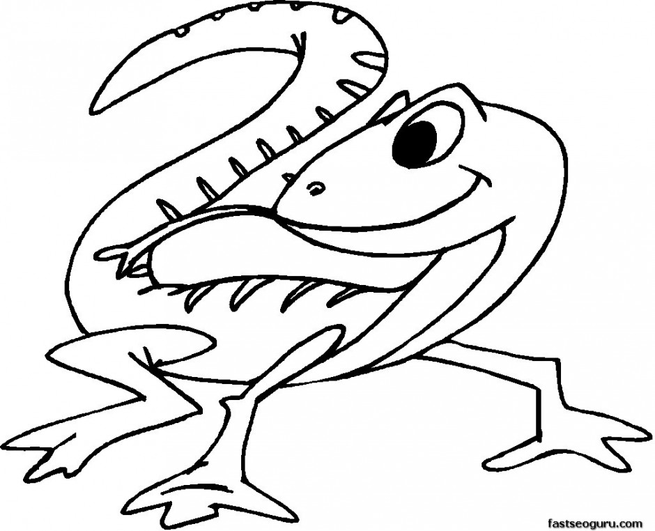 940x762 Monitor Lizard Clipart Drawn