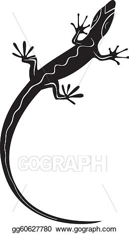Lizard Clipart Black And White | Free download on ClipArtMag