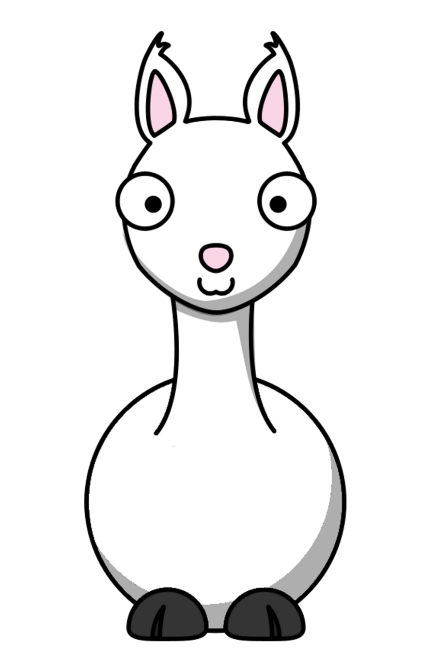 900x1369 Llama Clipart 8 Image