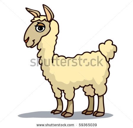 450x433 Llama Clipart Cartoon
