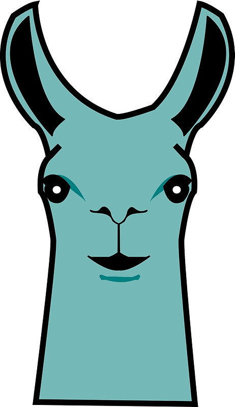 462x800 Llama Clipart Face