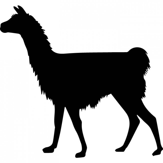 650x650 Llama Wall Sticker Wild Animals Wall Decal Kids Bedroom Home Decor