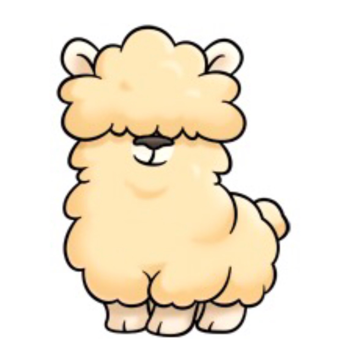 1125x1188 Alpaca Clipart
