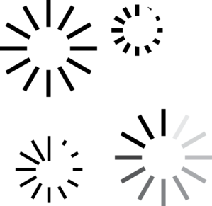 299x291 Loading Throbber Icon Clip Art