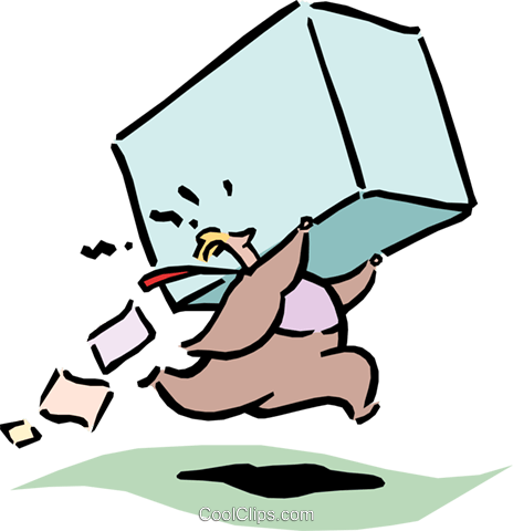 464x480 Loading Clipart Heavy Backpack