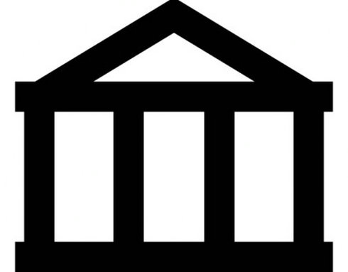 490x383 Building Symbols Clip Art