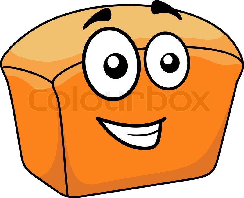 800x648 Cartoon Loaf Of Freshly Baked Gourmet Plaited Bread With Poppy