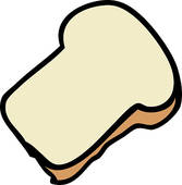 167x170 Bread Slice Clipart