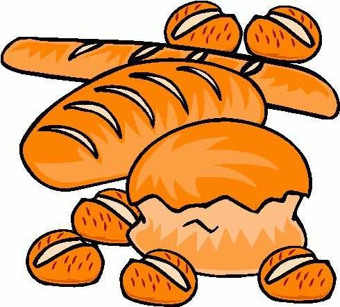 490x442 Bread Clipart Wallpaper