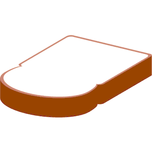 300x300 Bread Clipart Slice