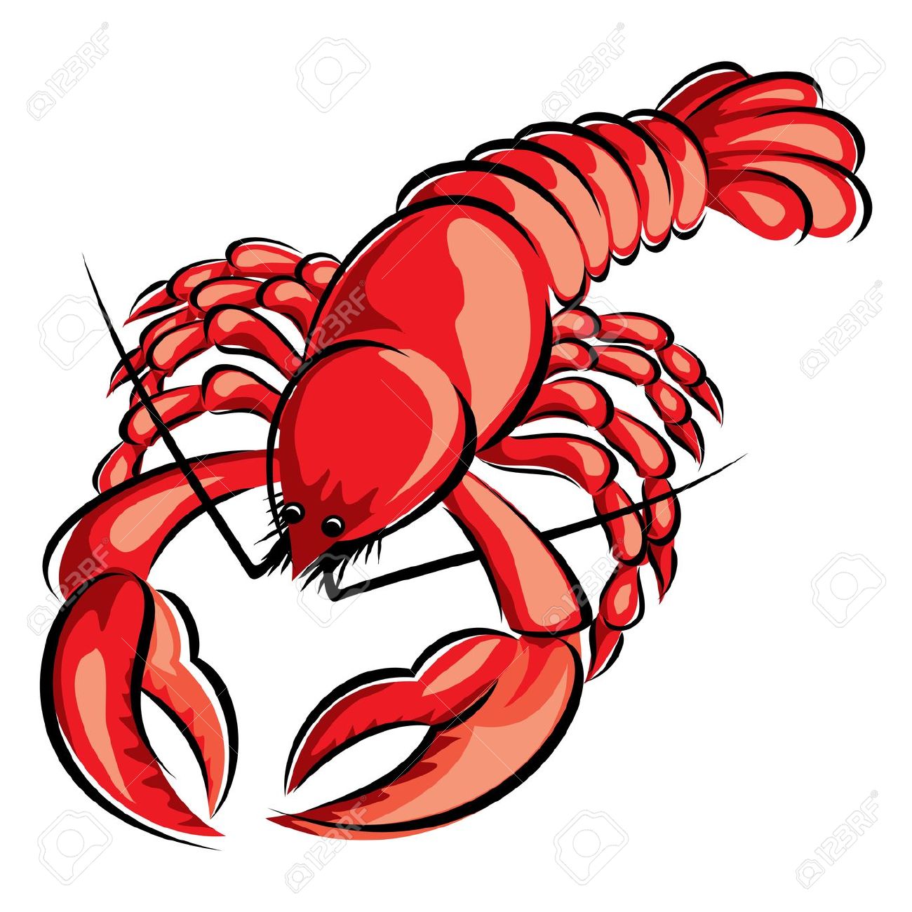 1300x1300 Crawfish Clipart Lobster Dinner