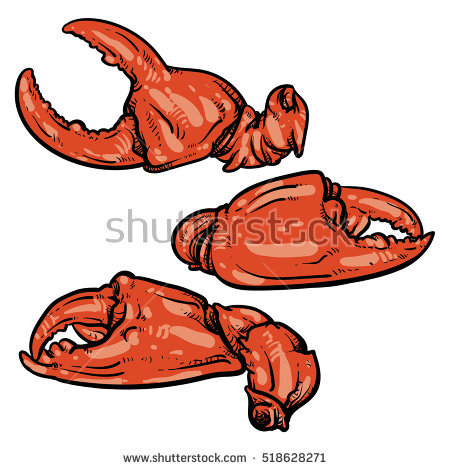450x470 Seafood Clipart Crab Claw