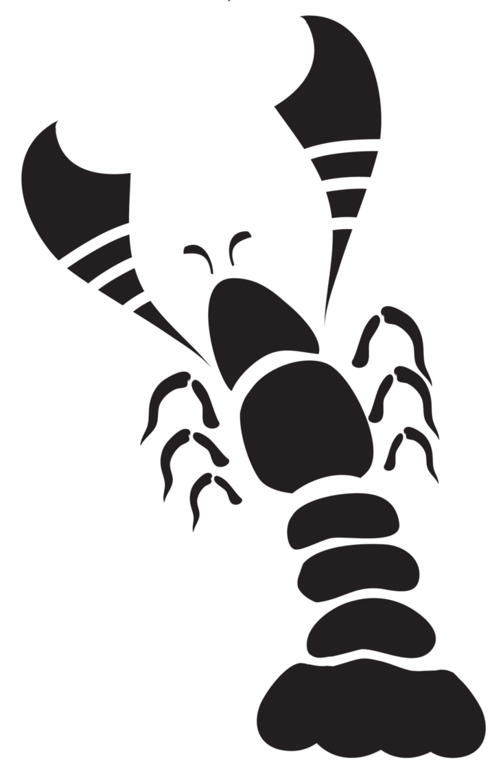 714x1119 Lobster Clipart Tribal