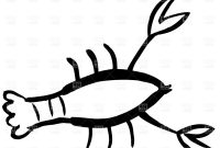 200x135 Unique Tribal Lobster Vector Art File Free