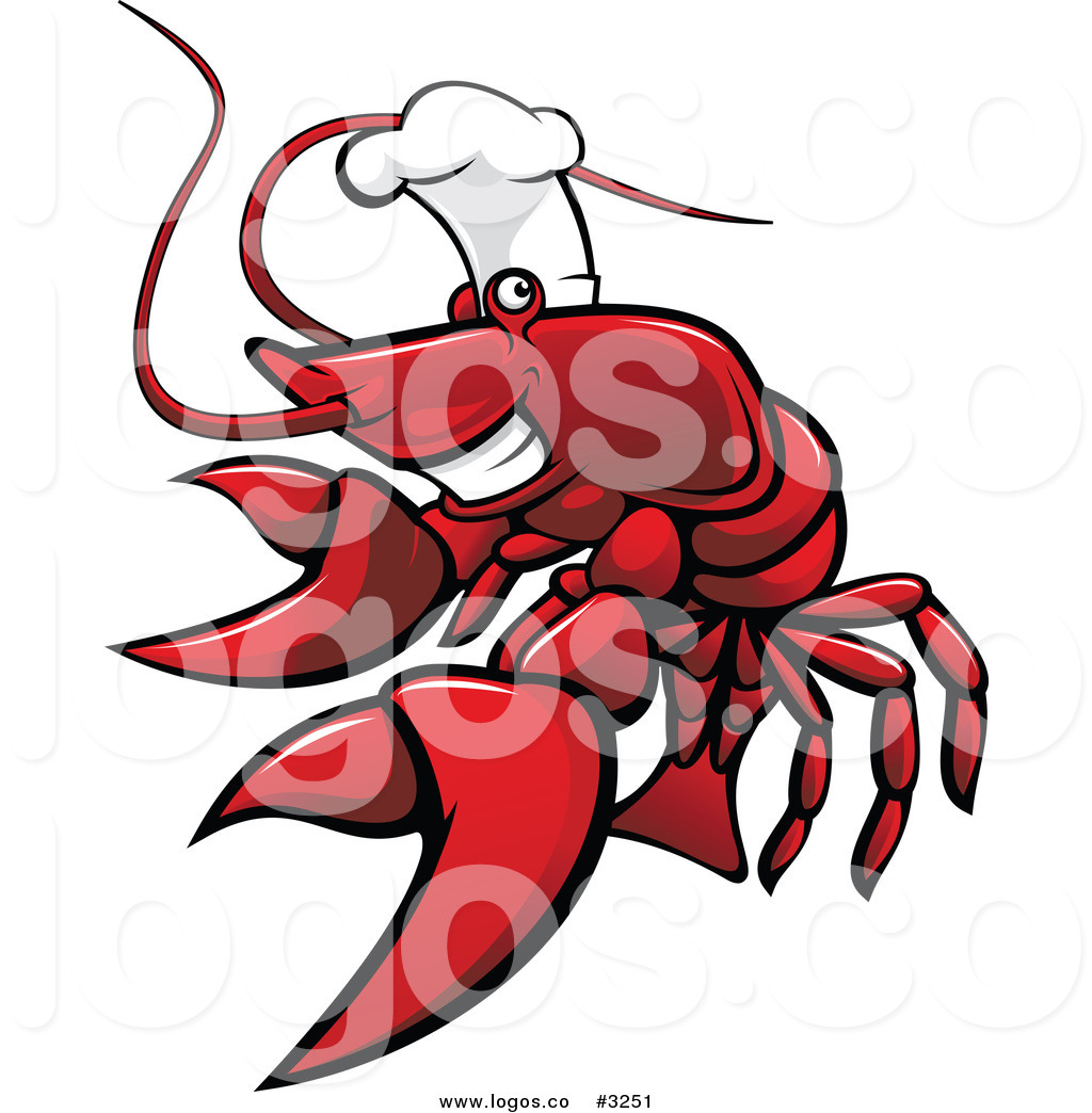 1024x1044 Royalty Free Vector Of A Red Chef Lobster Logo By Vector Tradition