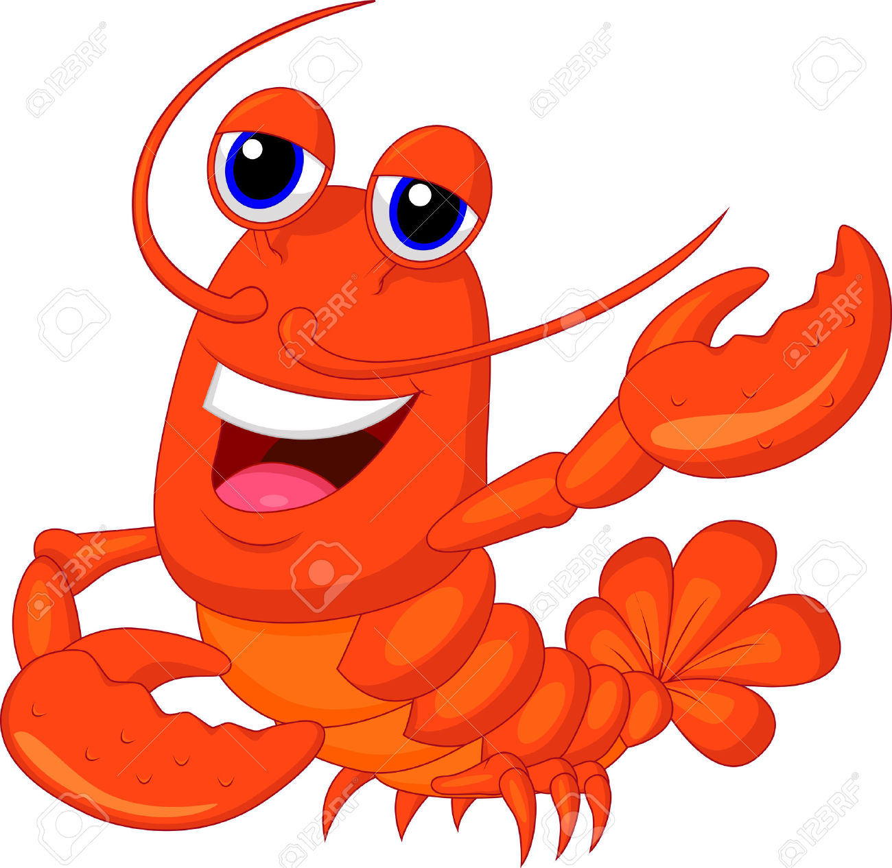 1300x1266 Reef Clipart Lobster