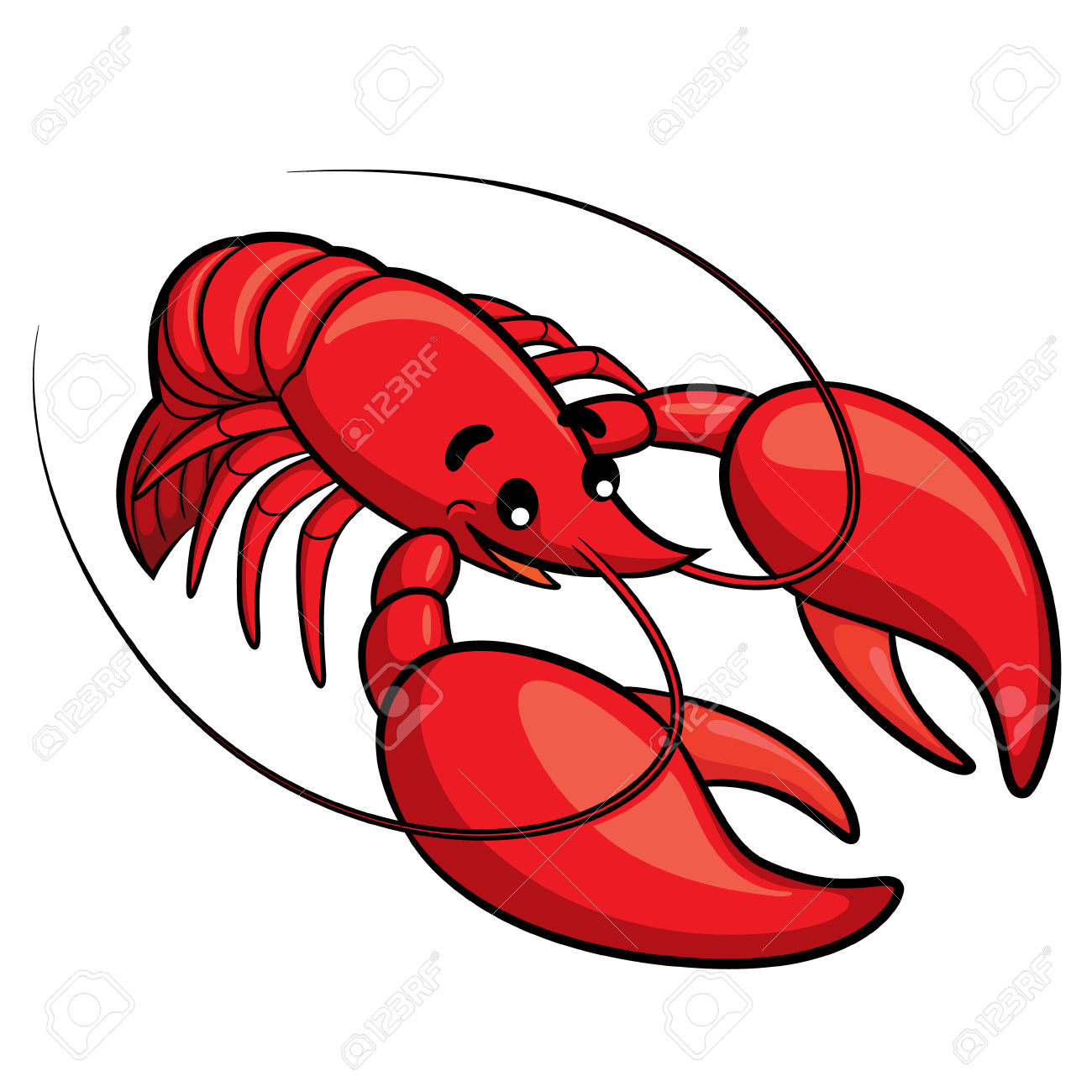 1300x1300 Crayfish Clipart Cooked Lobster