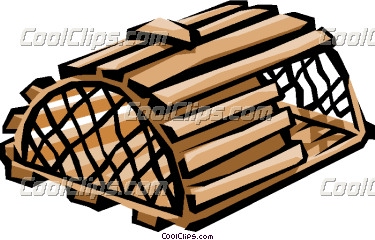 375x240 Lobster Pot Clipart