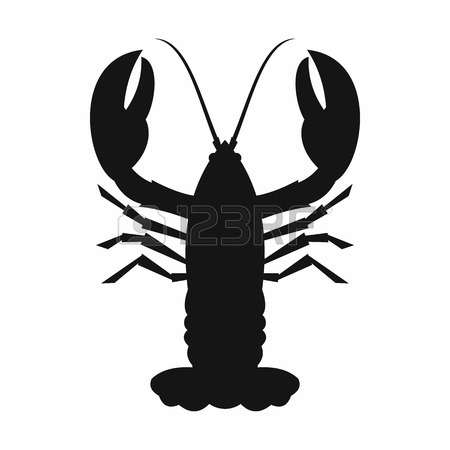 450x450 Crayfish Icon In Outline Style Isolated Vector Illustration