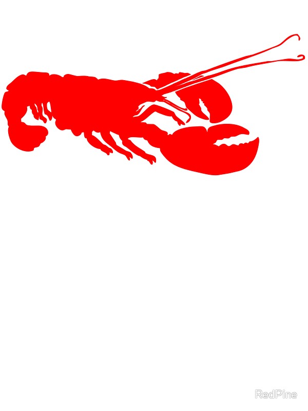600x800 Lobster Outline Stickers By Redpine Redbubble
