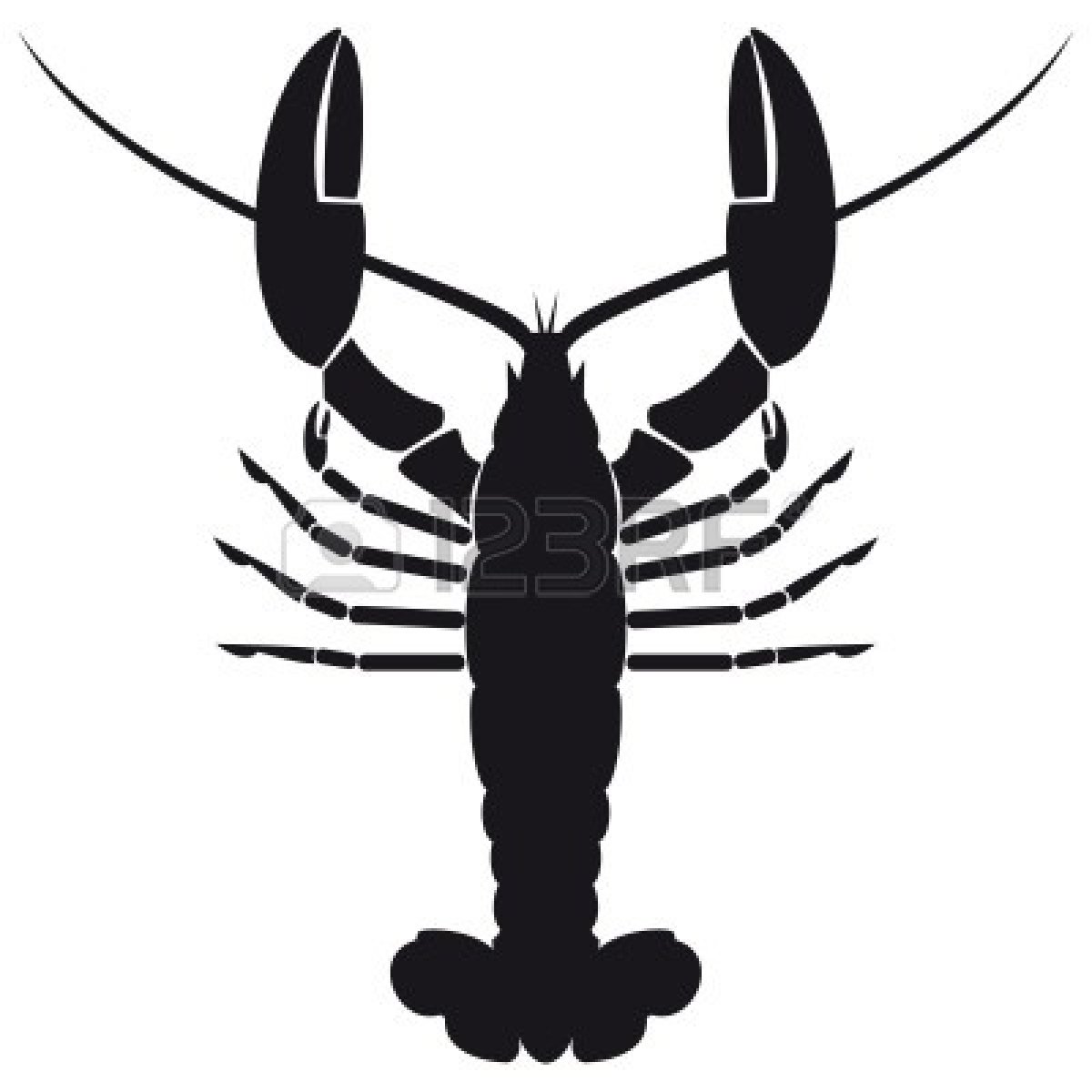 1200x1200 Lobster Silhouette Clipart Panda